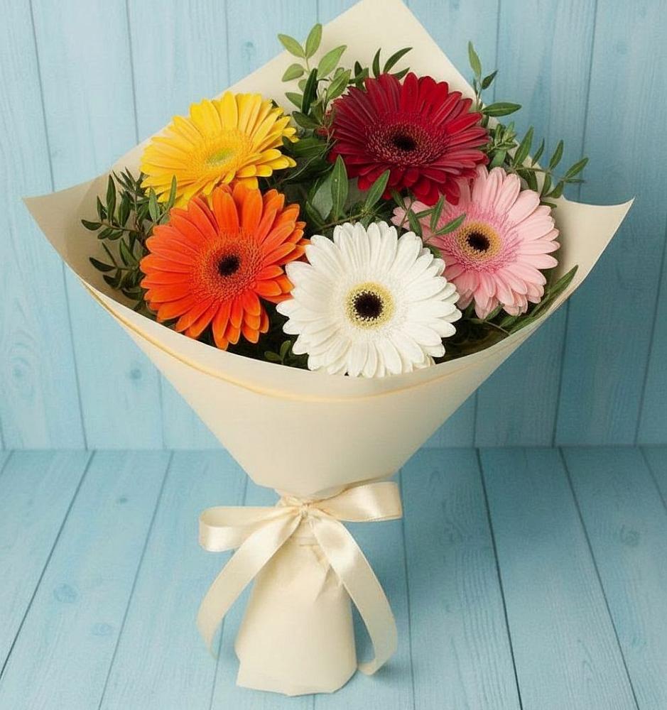 Букет цветов из: Герберы в Новошахтинском