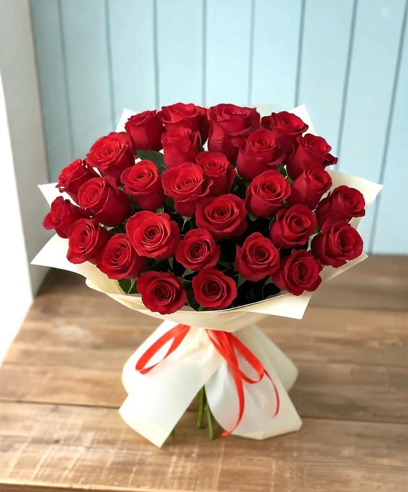 Букет 29 Красных роз в Новошахтинском
