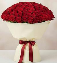 Букет 101 Красная роза Милано в Новошахтинском