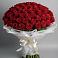 Букет 101 Красная роза Блэк Мэджик в Новошахтинском