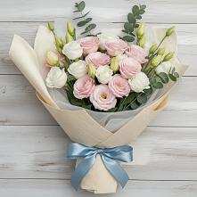 Букет цветов из:  Лизиантусы #REPLACE_PRED# Новошахтинском