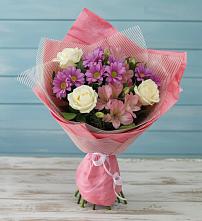 Букет цветов из:  Герберы #REPLACE_PRED# Новошахтинском