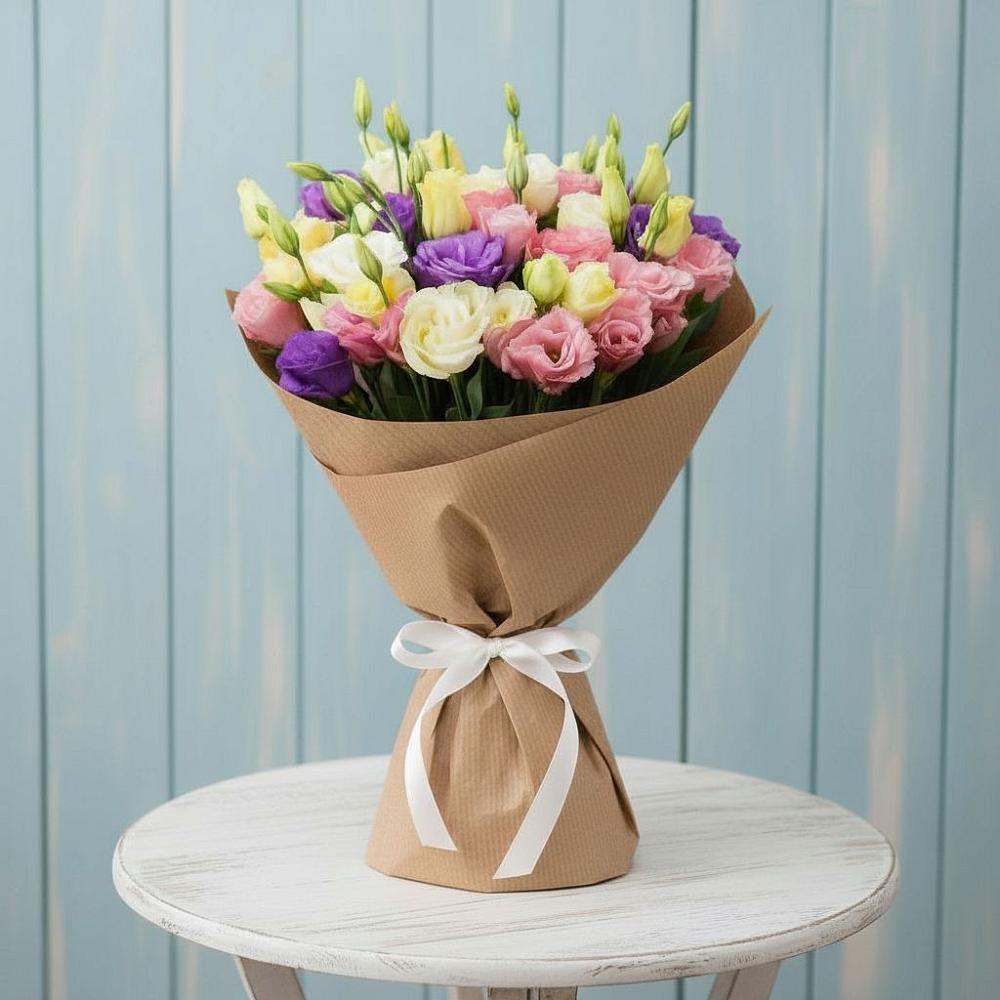 Букет цветов из: Лизиантусы в Новошахтинском